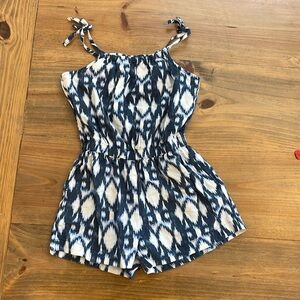 Gap Kids Blue Romper size Small EUC